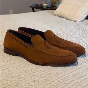 Ted Baker Cannan tan suede loafers